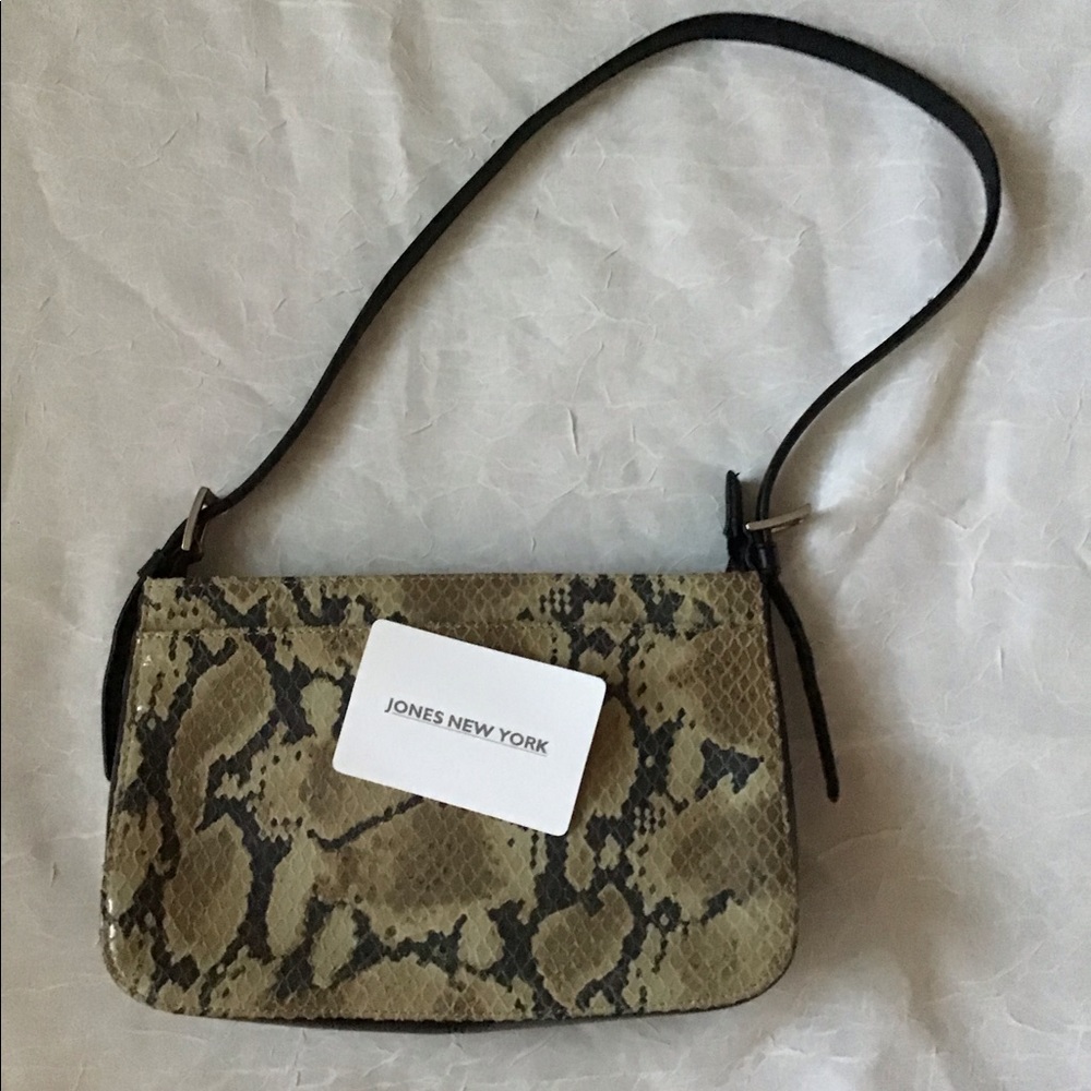 Johns New York Reptile Print Purse